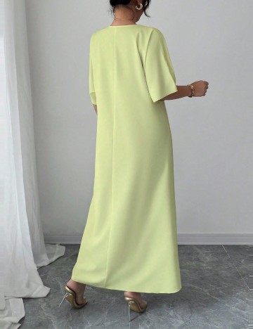 Rochie midi Shein, galben