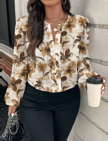 Cămașă Shein Curve+, mix culori