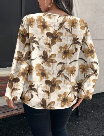 Cămașă Shein Curve+, mix culori