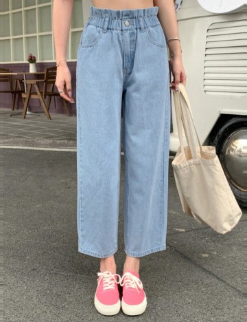 Jeans Shein DAZY, albastru