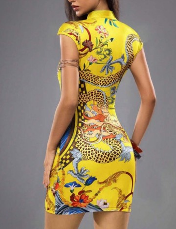 Rochie mini Shein, mix culori