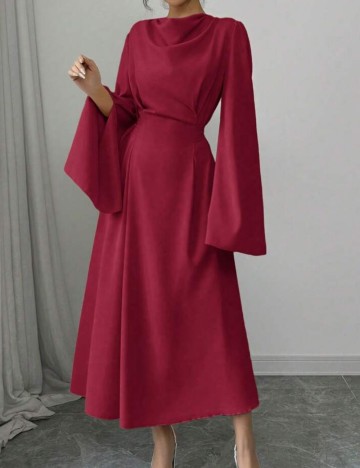 Rochie midi Shein, vișiniu