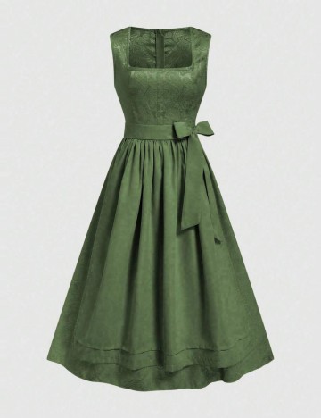 Rochie midi Shein, verde