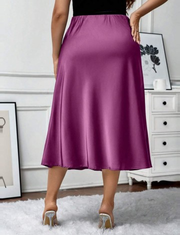 Fustă midi Shein, mov