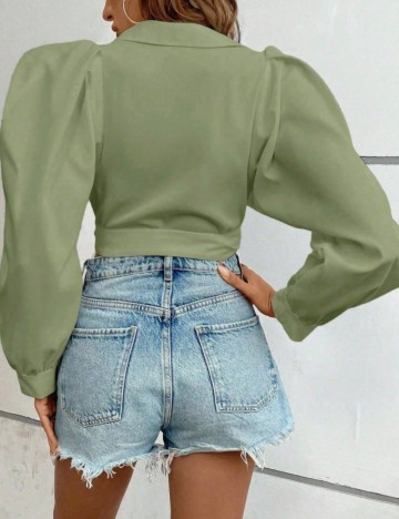 Cămașă Shein, verde