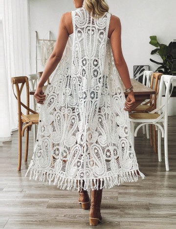 Cardigan Shein, crem