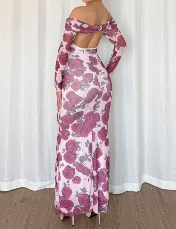 Rochie maxi Shein, roz