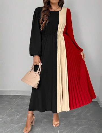 Rochie midi Shein, mix culori