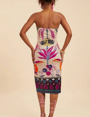 Rochie midi Shein, mix culori