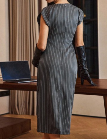 Rochie midi Shein, gri