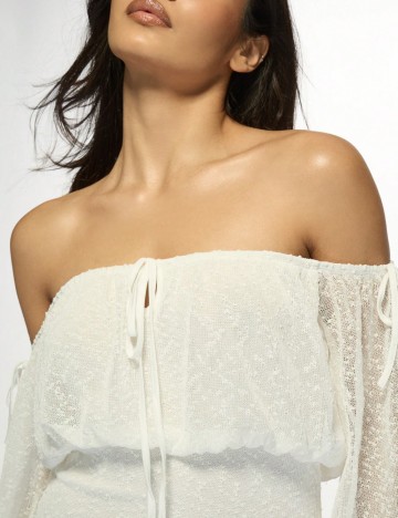 Rochie mini Shein Missguided, alb