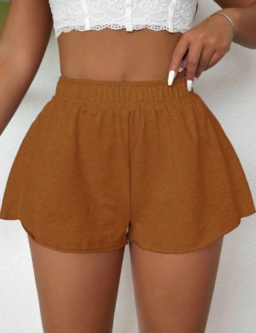 Pantaloni scurți Shein, maro