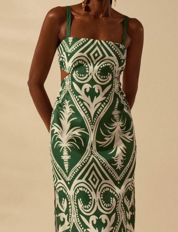 Rochie midi Shein, mix culori