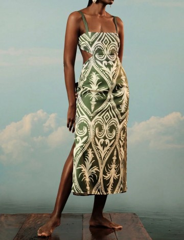 Rochie midi Shein, mix culori