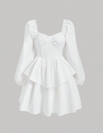 Rochie mini Shein, alb