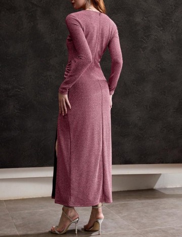 Rochie maxi Shein MOTF, roz