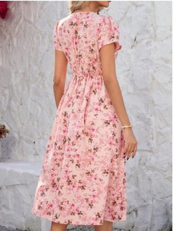 Rochie midi Shein, roz