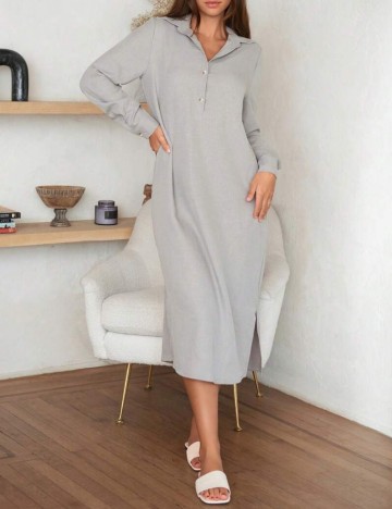 Rochie midi Shein, gri