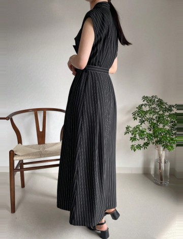 Rochie maxi Shein FRIFUL, negru