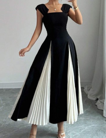 Rochie midi Shein, mix culori