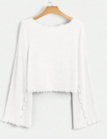 Bluză Shein Curve+, alb