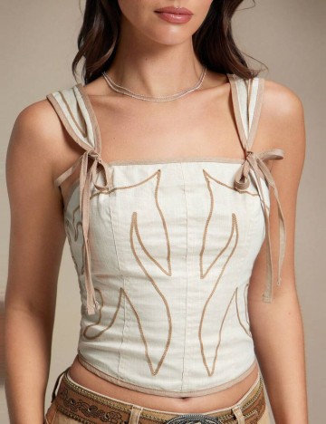 Top Shein, mix culori