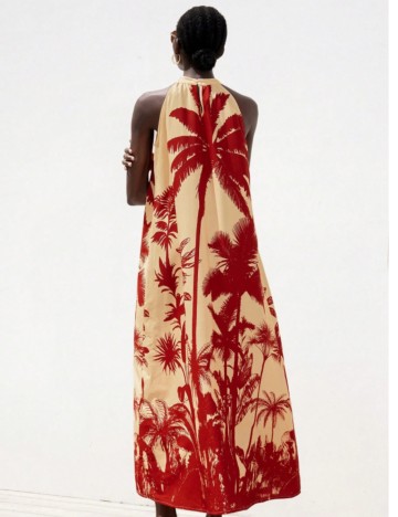 Rochie maxi Shein, crem