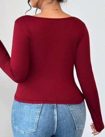 Bluză Shein, vișiniu