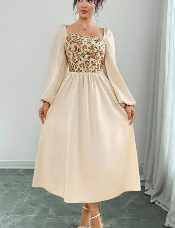 Rochie midi Shein, bej