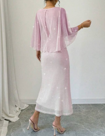 Rochie midi Shein, roz