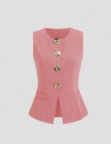 Vestă Shein Curve+, roz