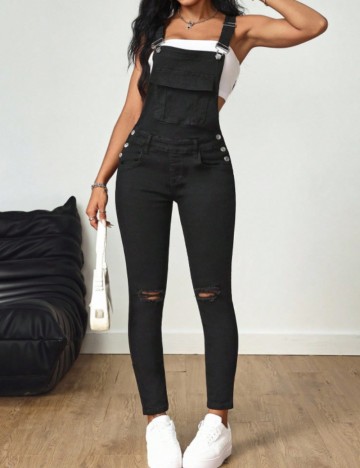 Salopetă lungă Shein, negru