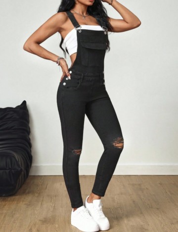 Salopetă lungă Shein, negru