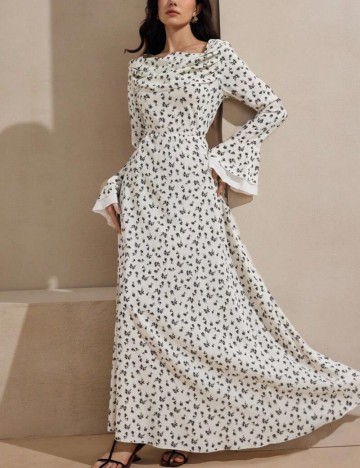 Rochie maxi Shein, alb