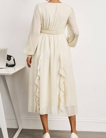 Rochie midi Shein, crem