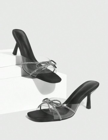 Saboți cu toc Shein, negru