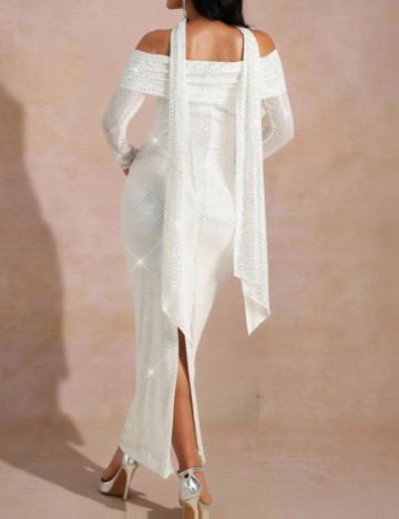 Rochie maxi Shein, alb