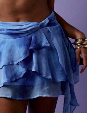 Fustă mini Shein Missguided, albastru