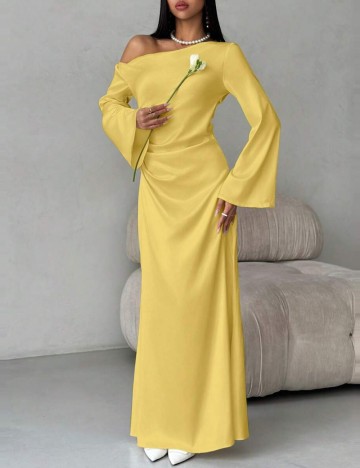 Rochie maxi Shein, galben