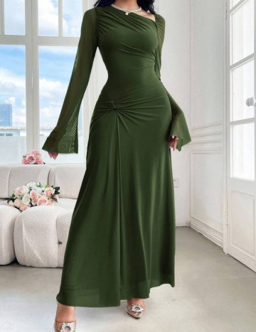 Rochie maxi Shein, verde