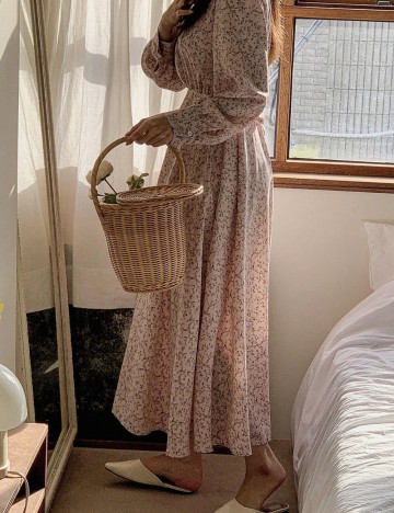 Rochie midi Shein, roz