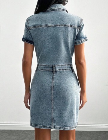 Rochie de blugi Shein, albastru