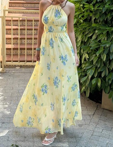 Rochie midi Shein, mix culori