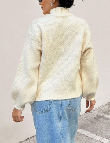 Pulover Shein, crem