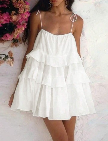 Rochie mini Shein, alb