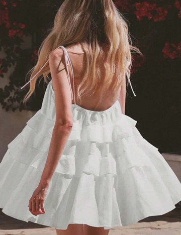 Rochie mini Shein, alb