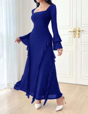 Rochie maxi Shein, albastru