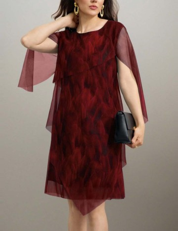 Rochie midi Shein, mix culori