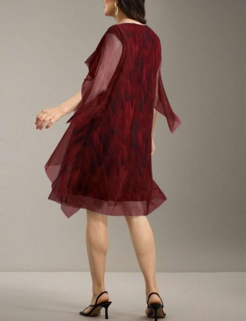 Rochie midi Shein, mix culori