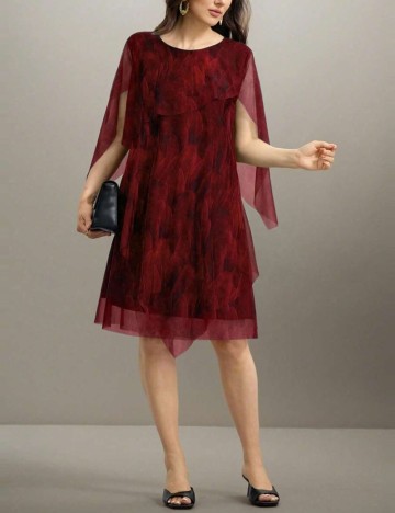 Rochie midi Shein, mix culori